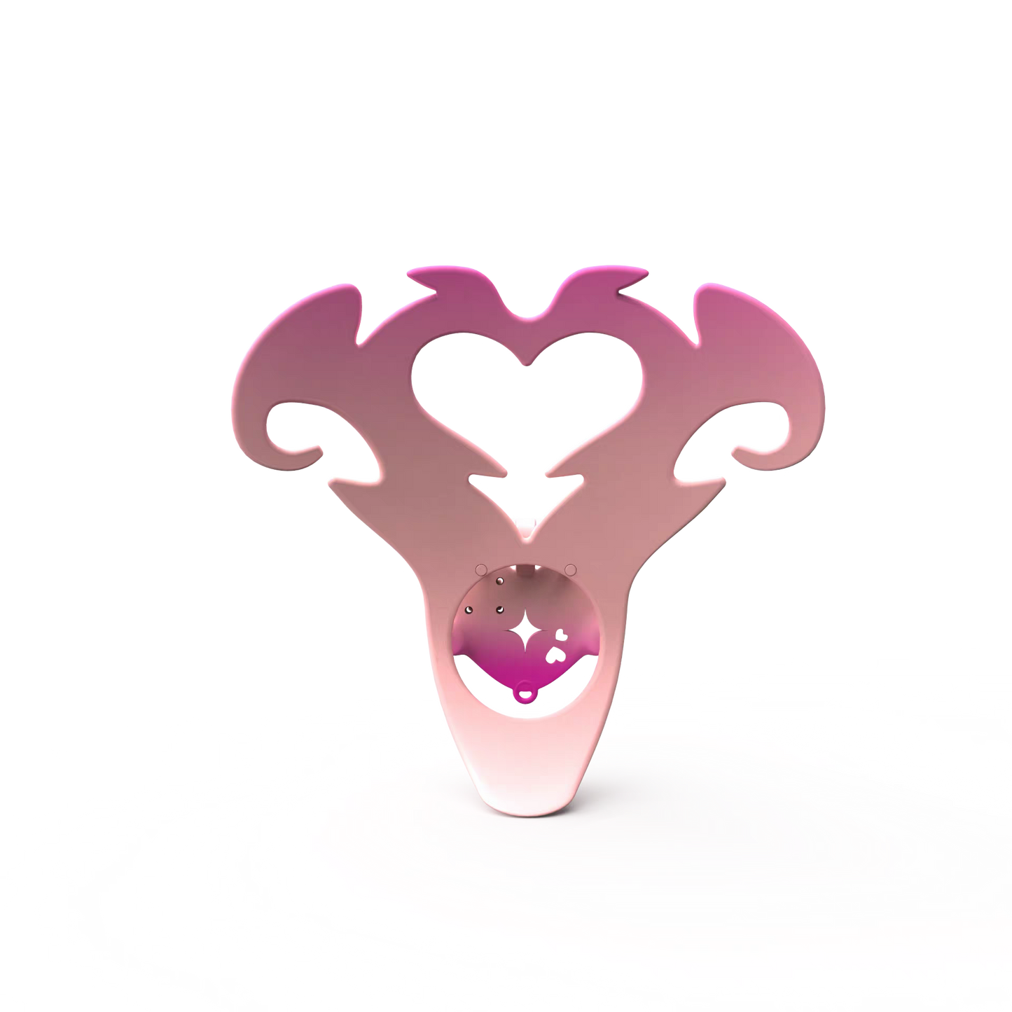Angel's Heart Chastity Belt Adjustable -5