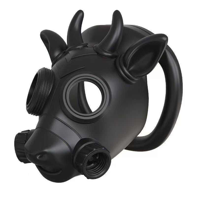 Anti-virus Bull Head Chastity Cage
