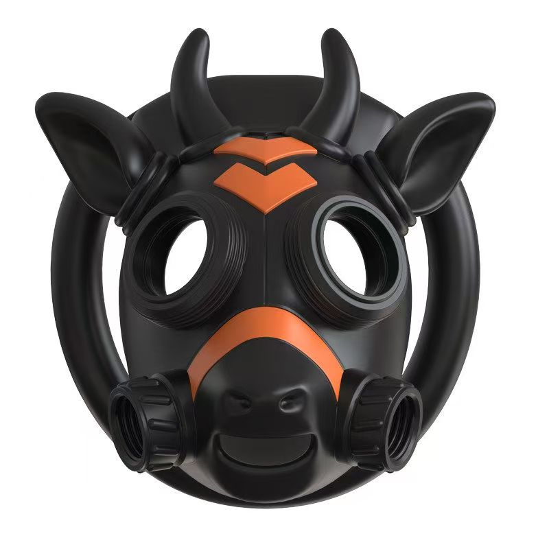 Anti-virus Bull Head Chastity Cage