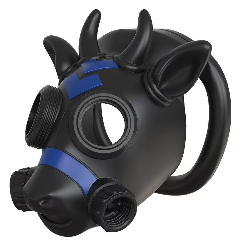 Anti-virus Bull Head Chastity Cage