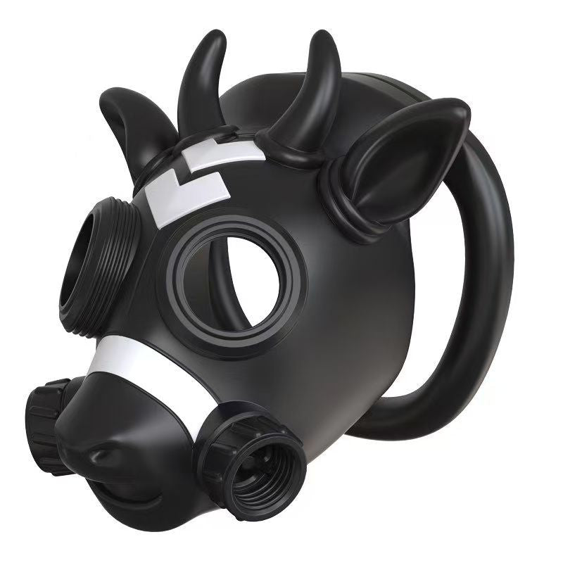 Anti-virus Bull Head Chastity Cage