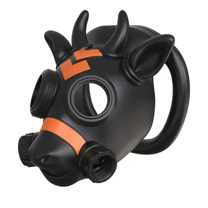 Anti-virus Bull Head Chastity Cage