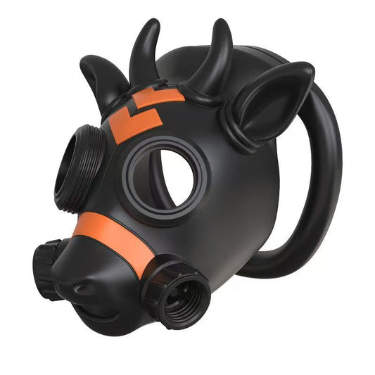 Anti-virus Bull Head Chastity Cage