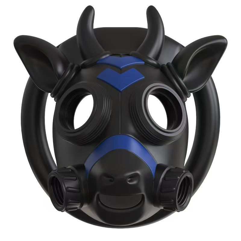 Anti-virus Bull Head Chastity Cage