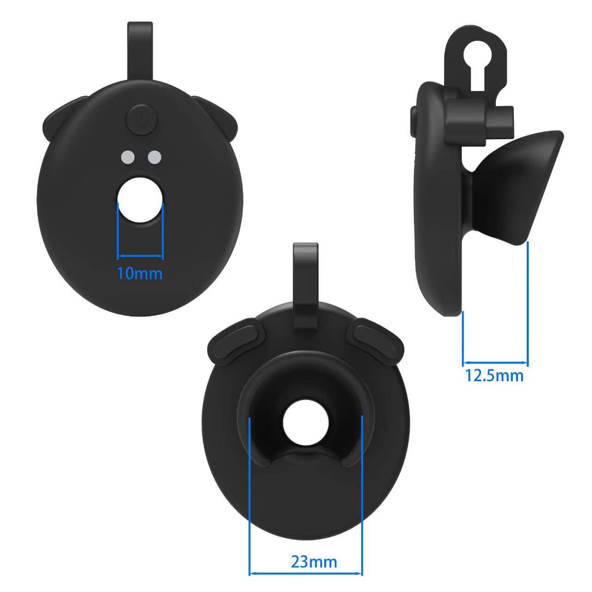 APP Control Negative Flat Vibration Chastity Cage