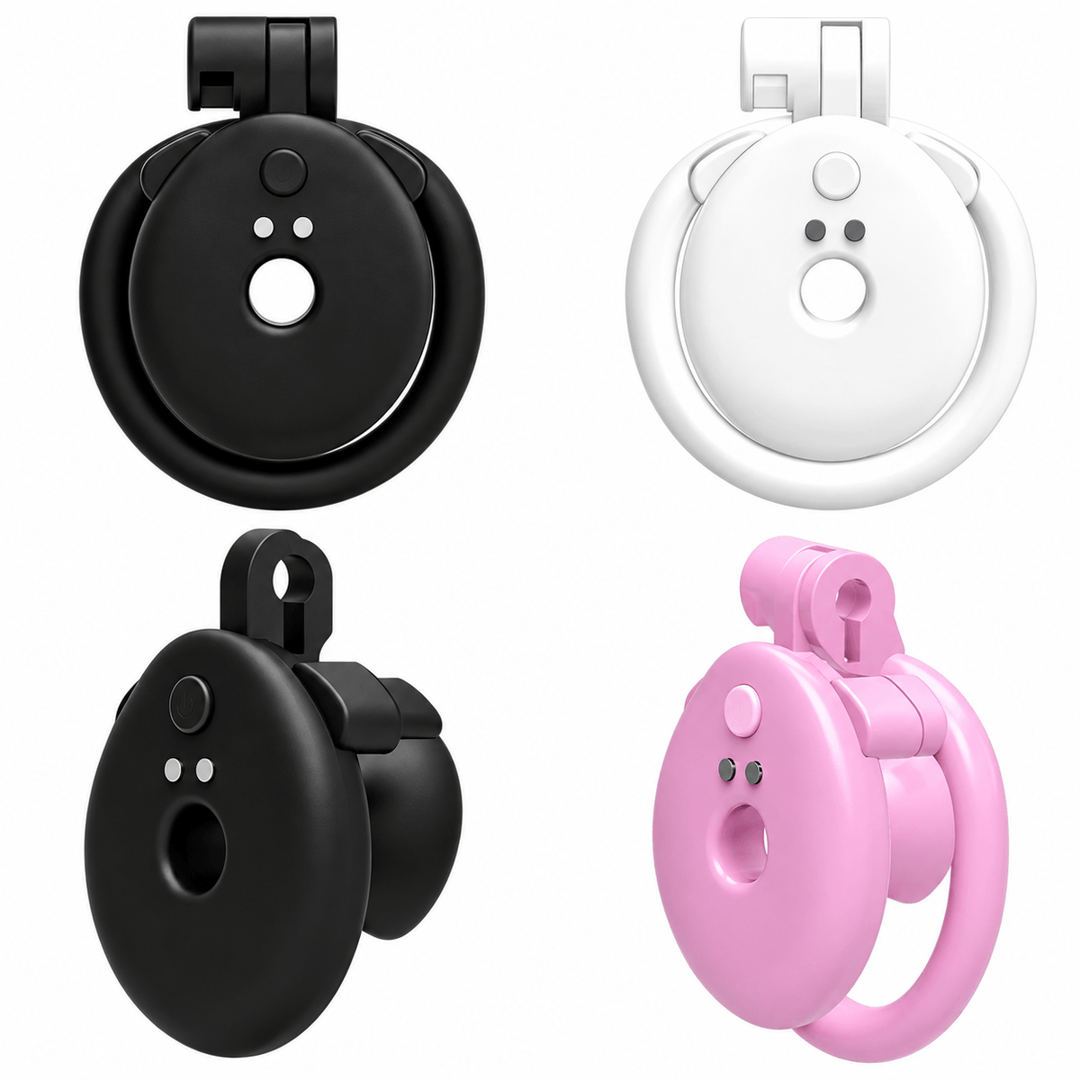 APP Control Negative Flat Vibration Chastity Cage