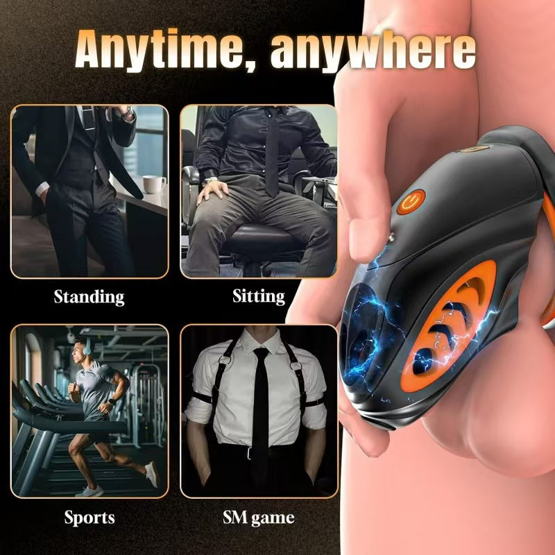 App Self-restraint Electric Shock Remote Chastity Cage