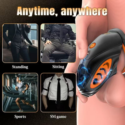 App Self-restraint Electric Shock Remote Chastity Cage