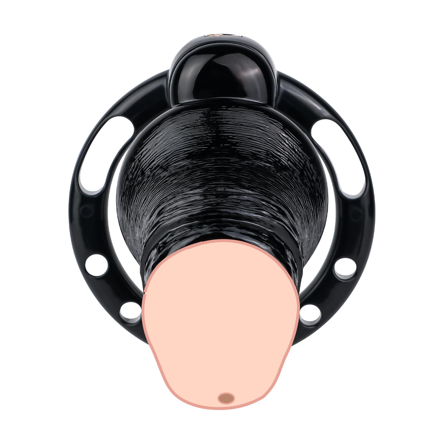 “Beast Dragon” Exposed Chastity Cage
