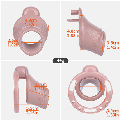 “Beast Dragon” Exposed Chastity Cage