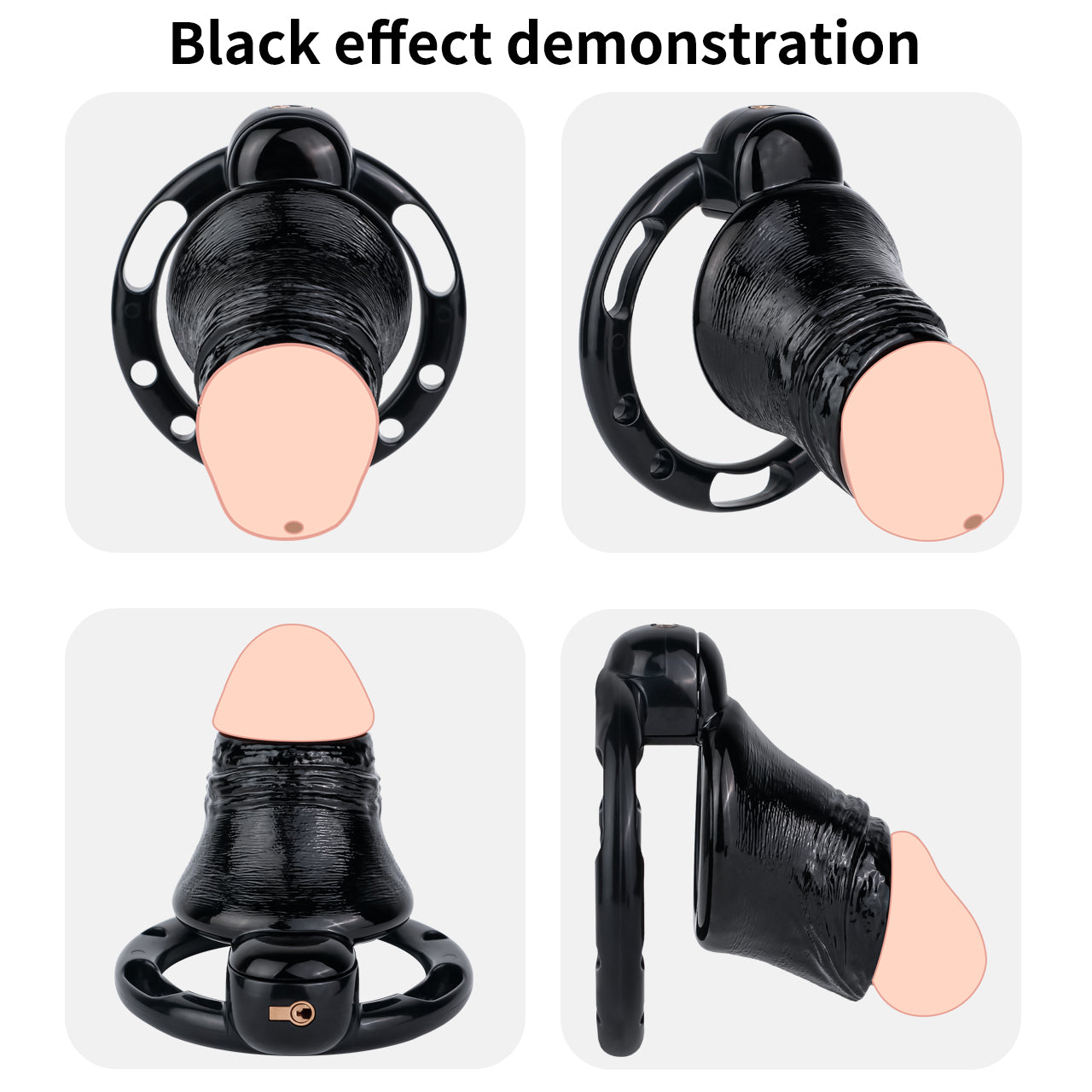 “Beast Dragon” Exposed Chastity Cage