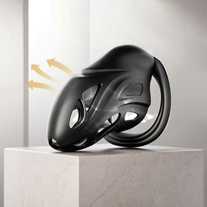 Black Punisher Chastity Device 1