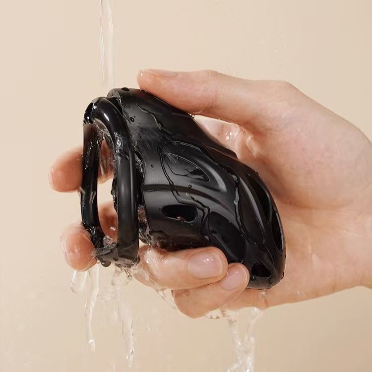 Black Punisher Chastity Device 4