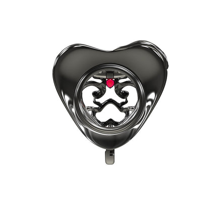 Rear illustration of Black Spade ball support style with red gem accent