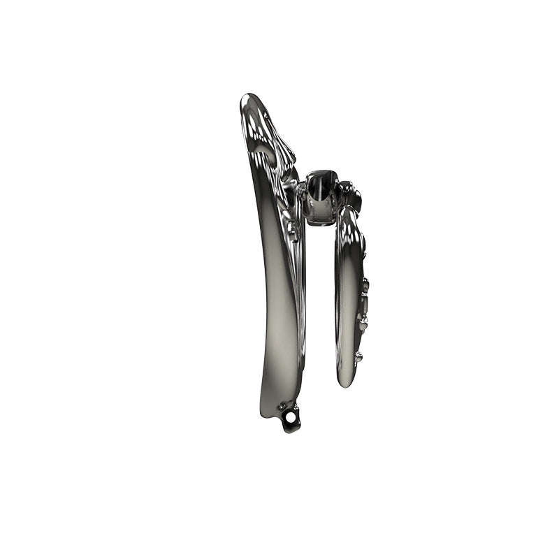 Side illustration showing the Black Spade flat plate and base frame