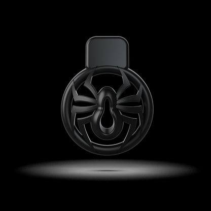 Black Spider CB Chastity Cage 10