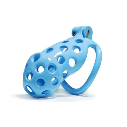 Blue Hole Mamba Chastity Cage Kit - 1.77 to 4.13 Inches Long