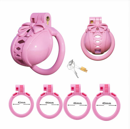 Bow Pot Lid Chastity Cage 8