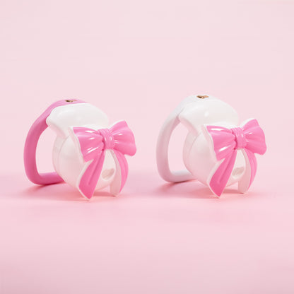Bowknot Lid Chastity Cage Invisible