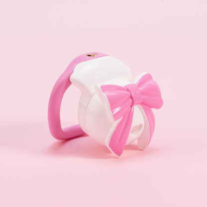 Bowknot Lid Chastity Cage Invisible