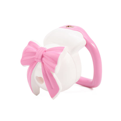 Bowknot Lid Chastity Cage Invisible