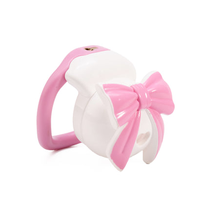 Bowknot Lid Chastity Cage Invisible