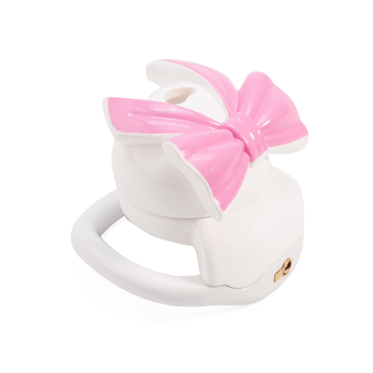 Bowknot Lid Chastity Cage Invisible