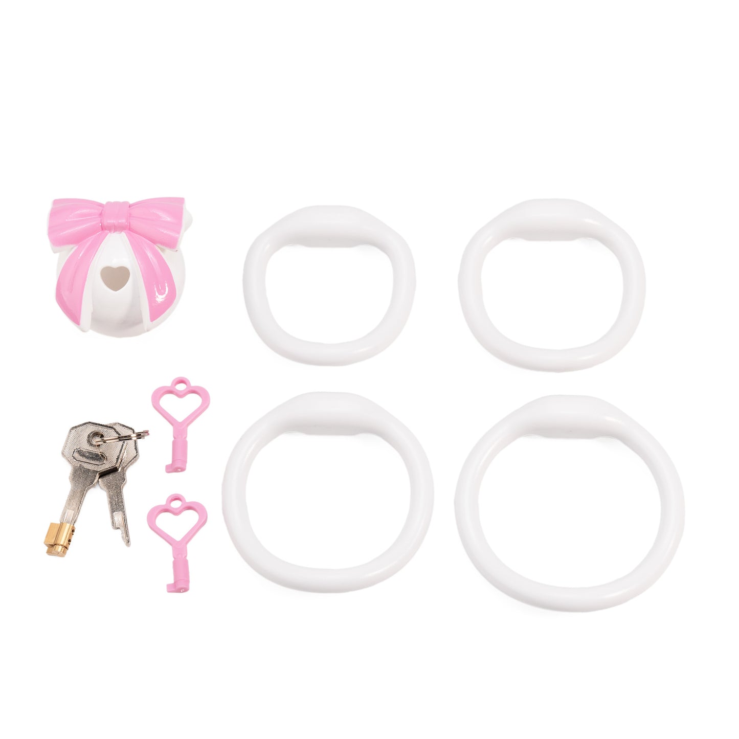 Bowknot Lid Chastity Cage Invisible