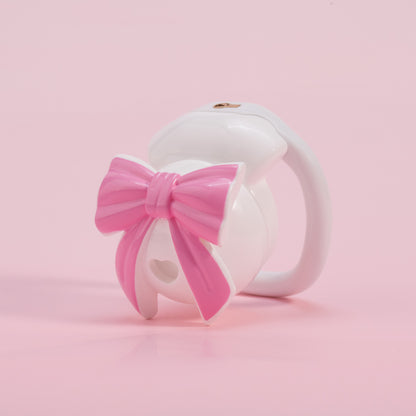 Bowknot Lid Chastity Cage Invisible