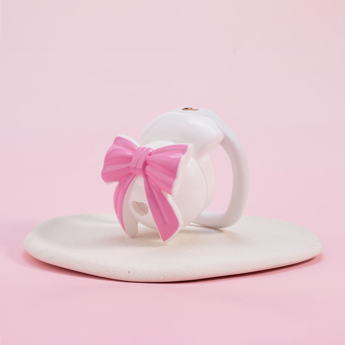 Bowknot Lid Chastity Cage Invisible