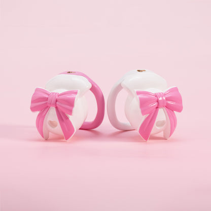 Bowknot Lid Chastity Cage Invisible