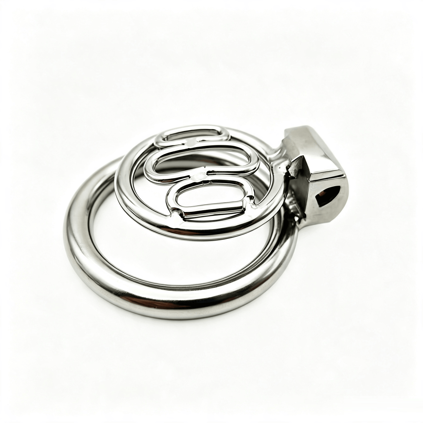 Breathable Flat Stainless Steel Chastity Cage