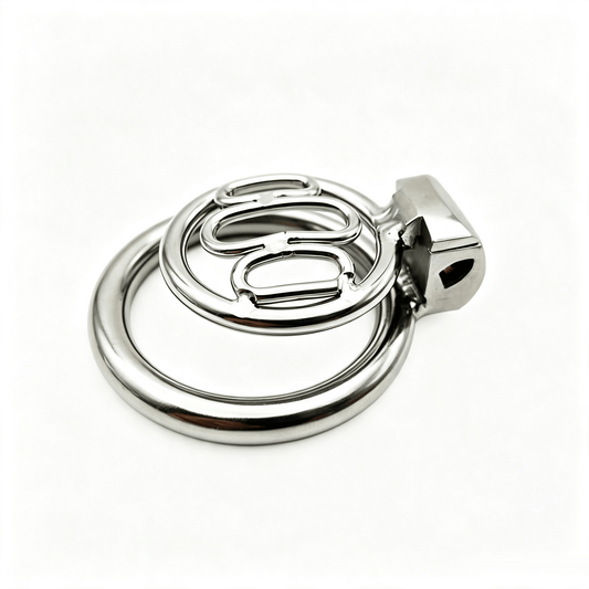 Breathable Flat Stainless Steel Chastity Cage