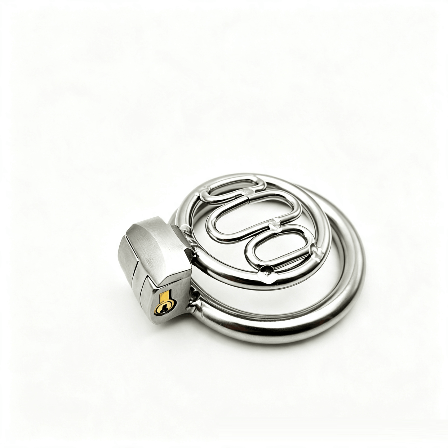 Breathable Flat Stainless Steel Chastity Cage