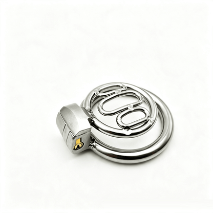 Breathable Flat Stainless Steel Chastity Cage