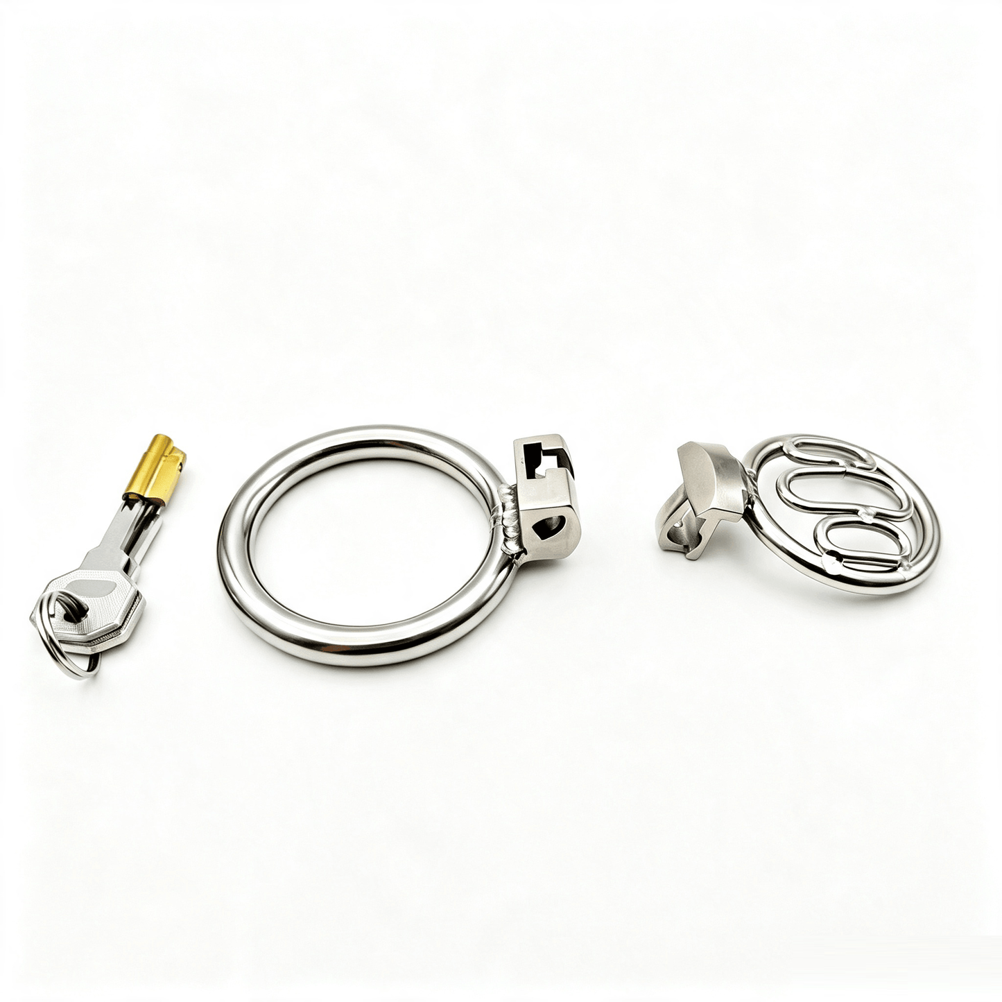 Breathable Flat Stainless Steel Chastity Cage