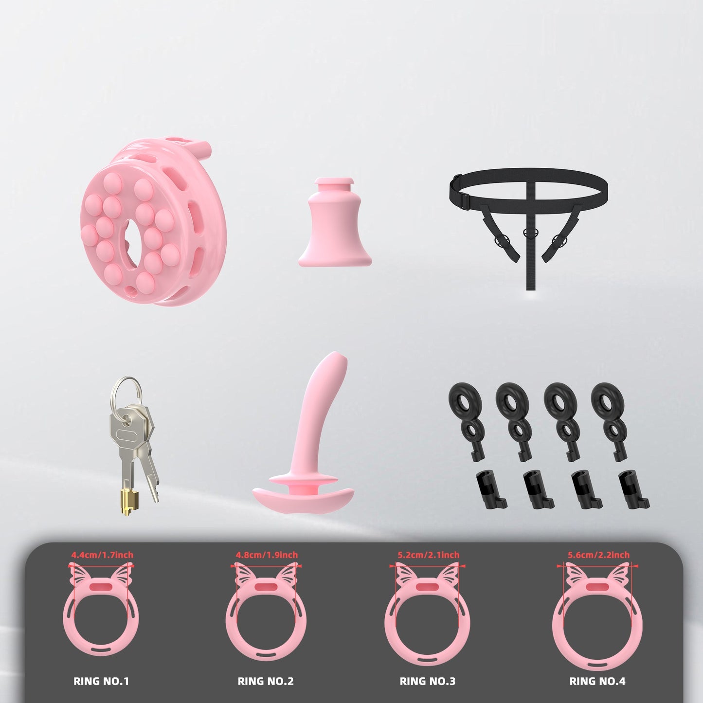 breathable-panel‌-chastity-cage-with-silicone-rings 3