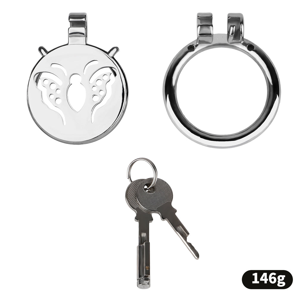 Butterfly Flat Chastity Lock - 5
