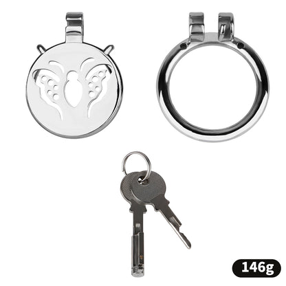 Butterfly Flat Chastity Lock - 5