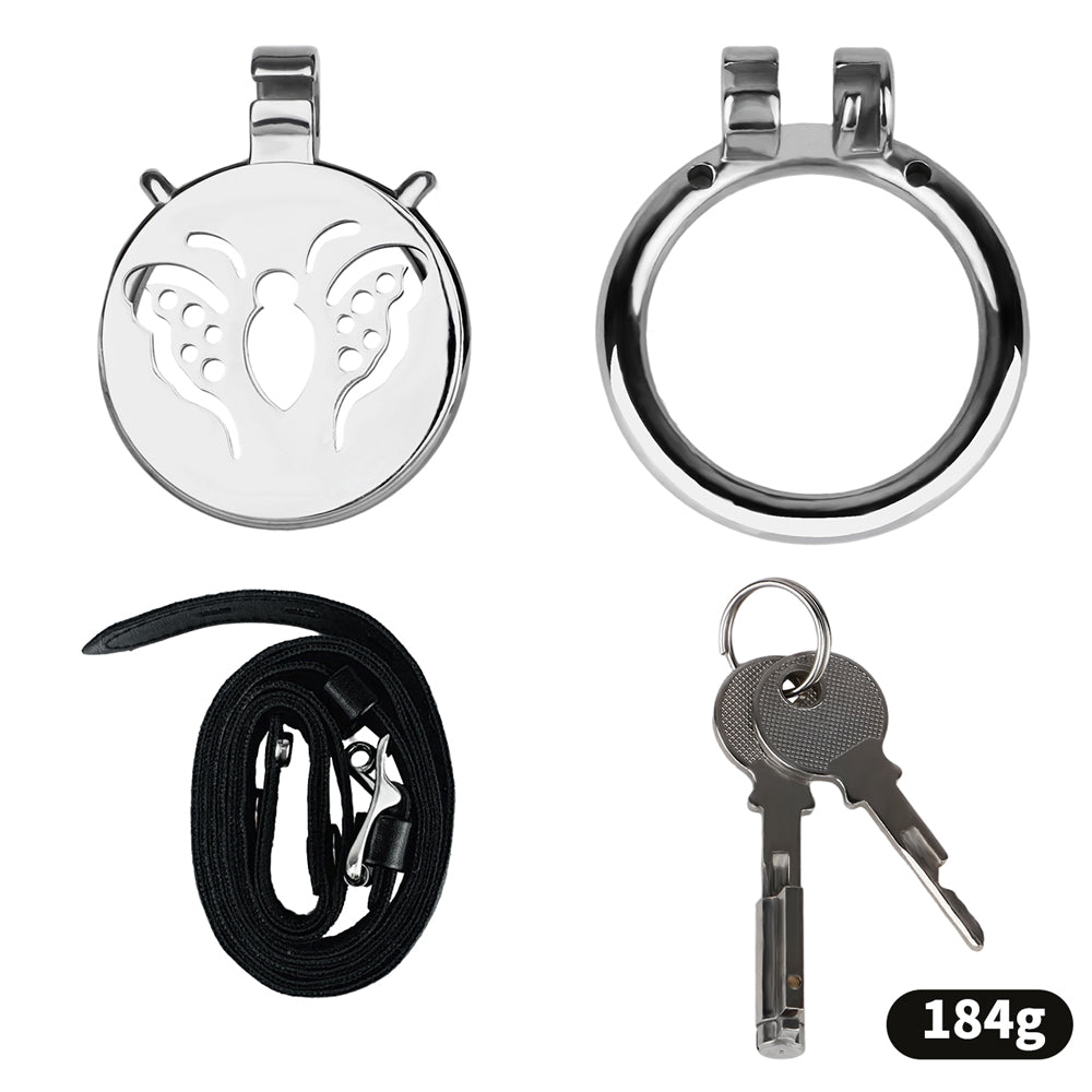 Butterfly Flat Chastity Lock - 4