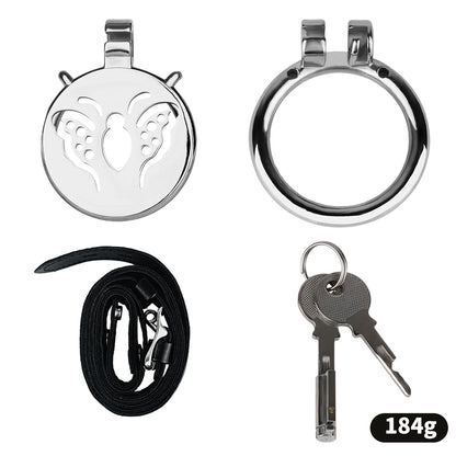 Butterfly Flat Chastity Lock - 4