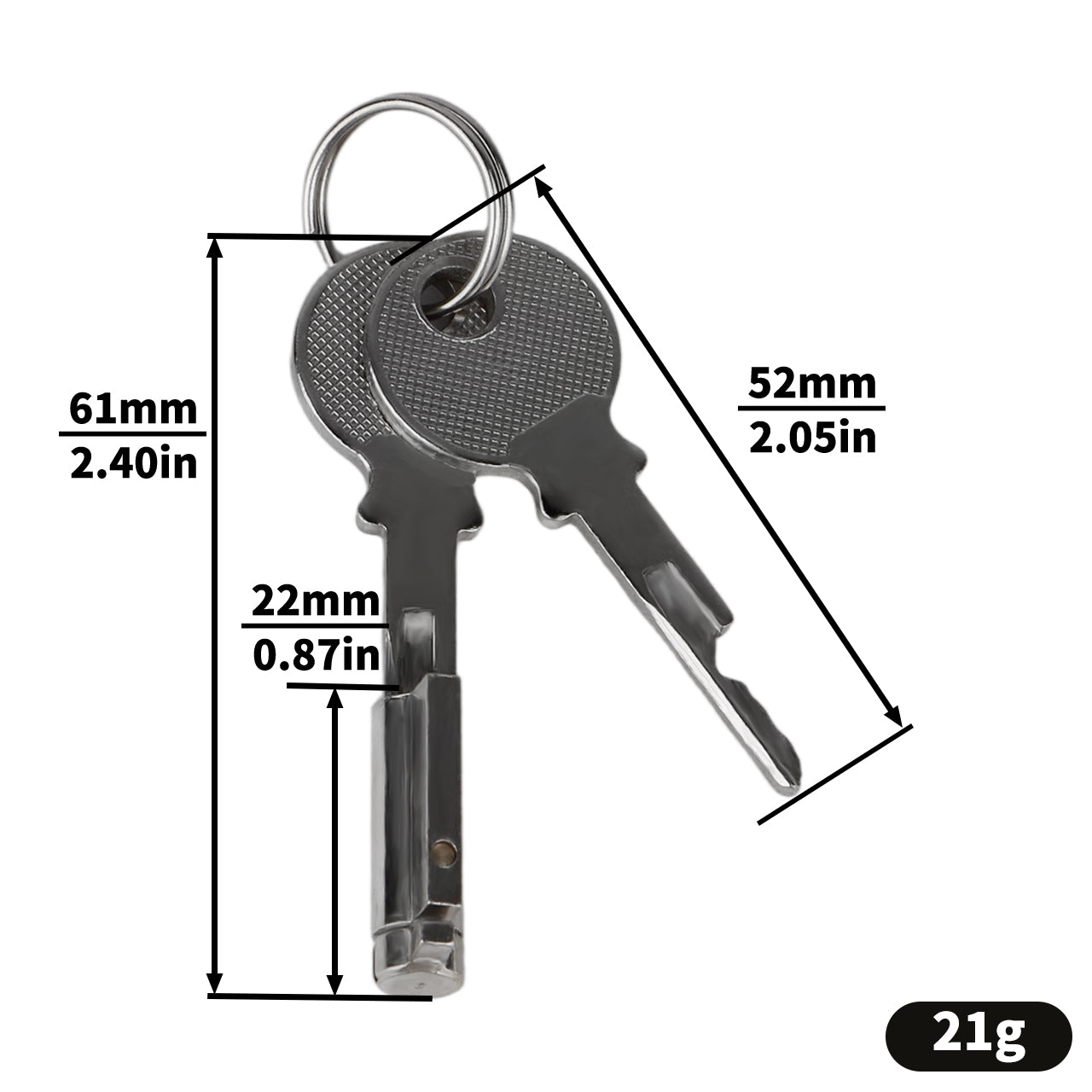 Butterfly Flat Chastity Lock - 9