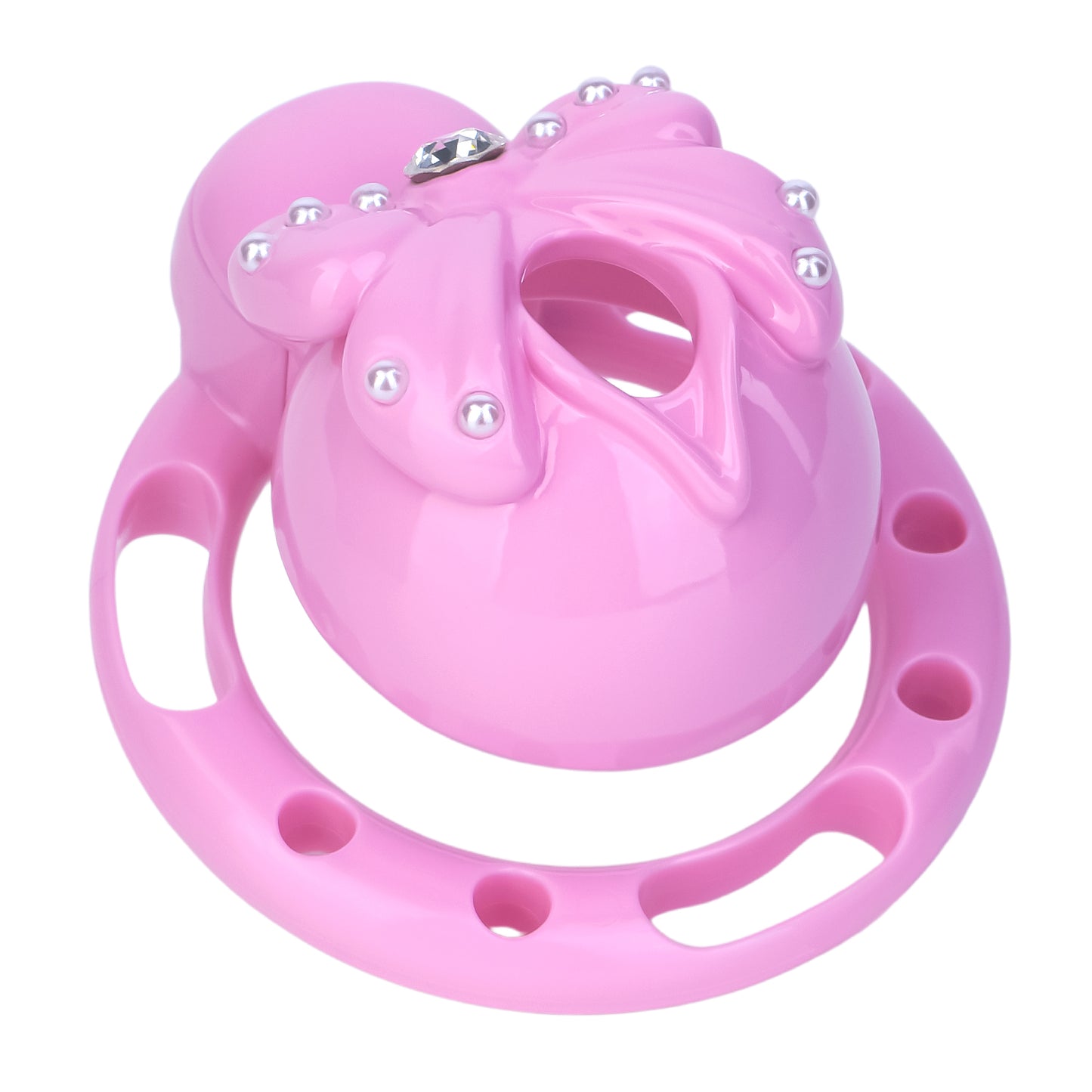 Butterfly Whisper Pearl Chastity Cage