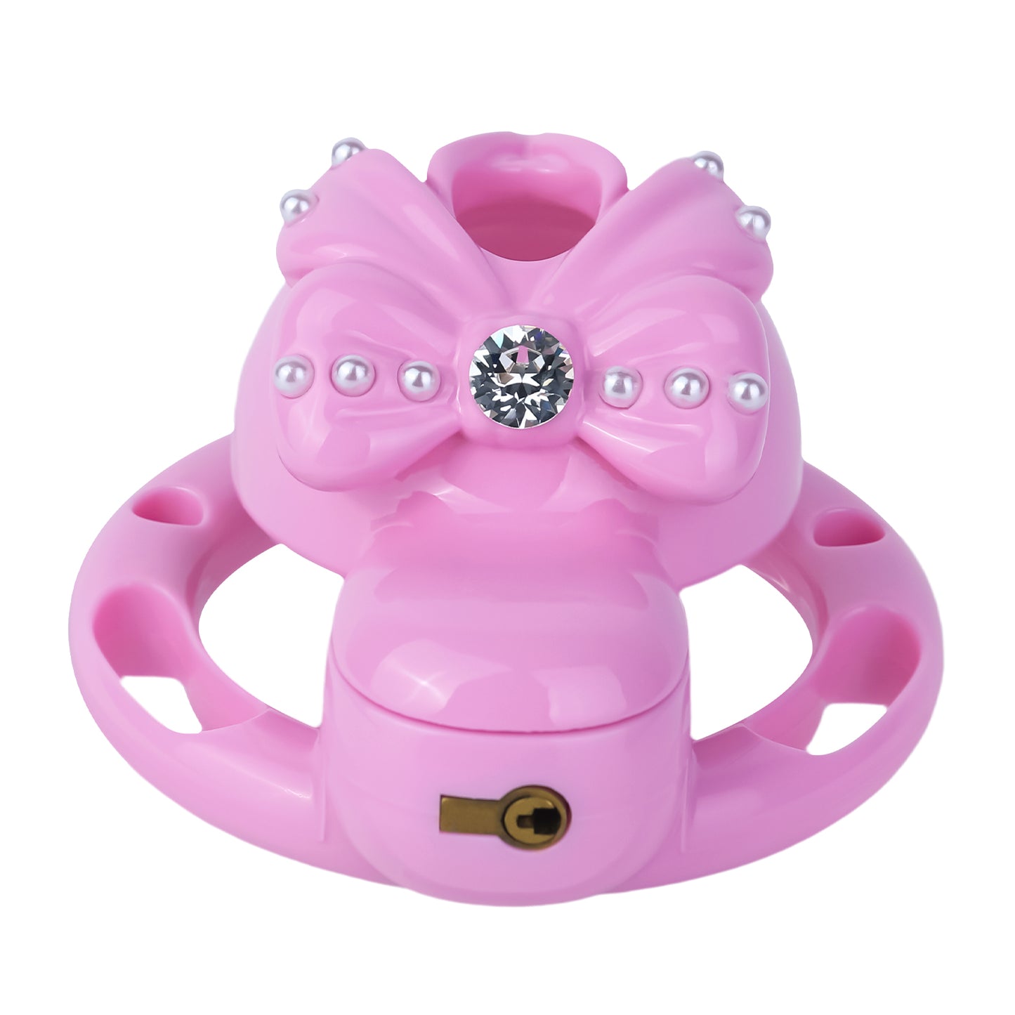 Butterfly Whisper Pearl Chastity Cage