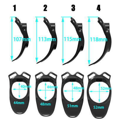C-ring cage lengths and four base ring measurements