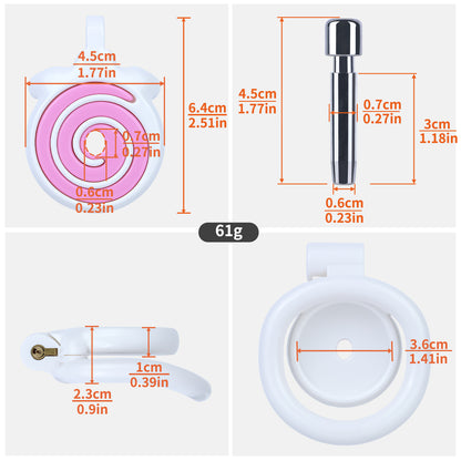 Pink cage and optional catheter measurements