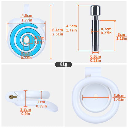 Blue cage and optional catheter measurements
