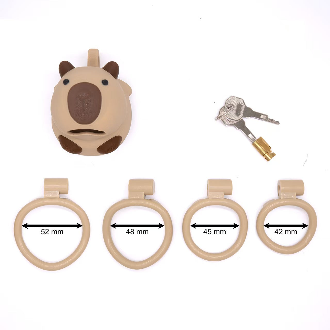Capybara Dog Slave Chastity Cage  10