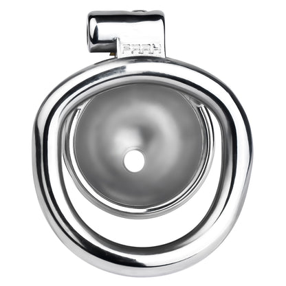 Cat Face Smallest Chastity Cage -silver cage