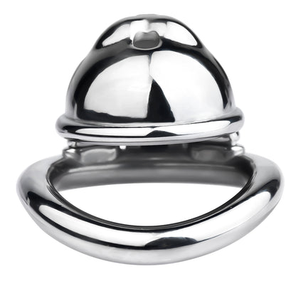 Cat Face Smallest Chastity Cage -silver cage 14